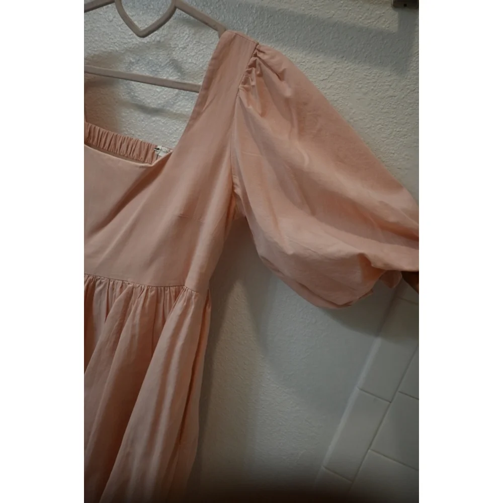 Women's Pink Blush Maternity Dress Size M Pink - Picture 5 of 6